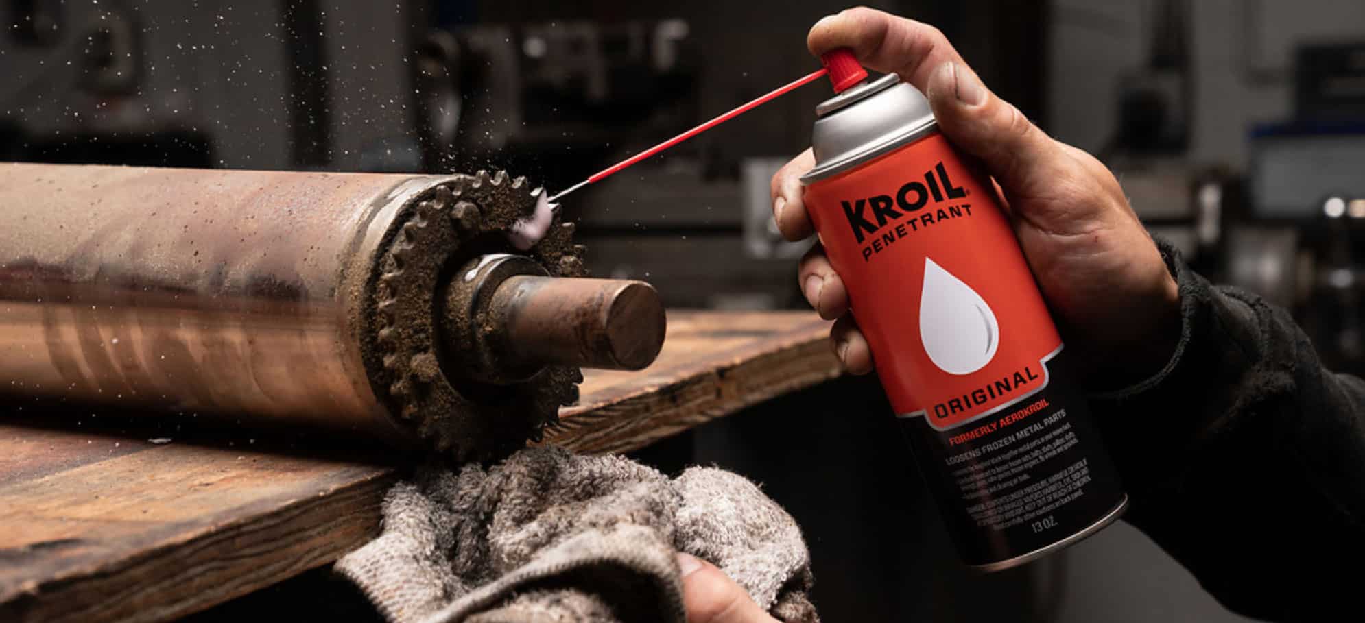 Kroil Spray in Action