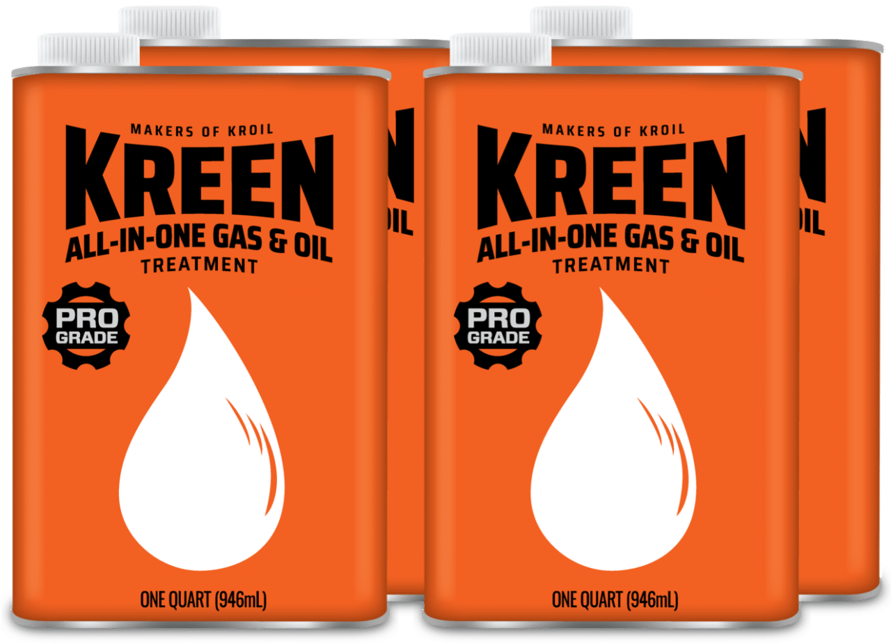 Kroil Kreen Liquid - 1 Quart Can (Case of 4)