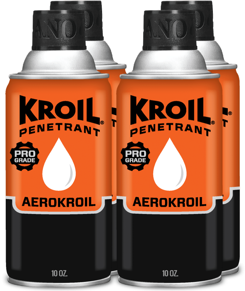 Kroil Original Penetrant Aerosol - 10 Oz Can (Aerokroil: Case of 4)