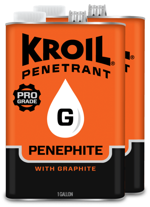 Penephite, Kroil Penetrant With Graphite Liquid - 1 Gallon Can (Case of 2)