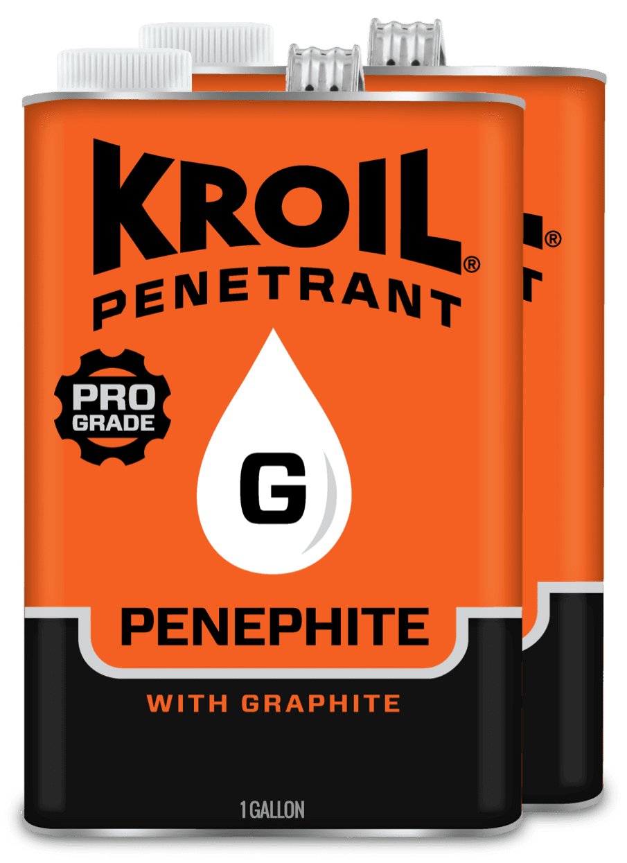 Penephite, Kroil Penetrant With Graphite Liquid - 1 Gallon Can (Case of 2)