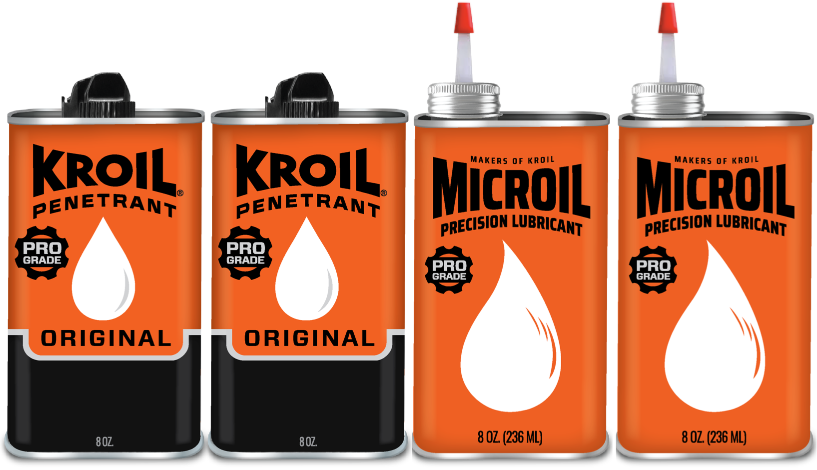 Kroil Precision Clean & Lube Bundle (SKU KL0812MC0812)