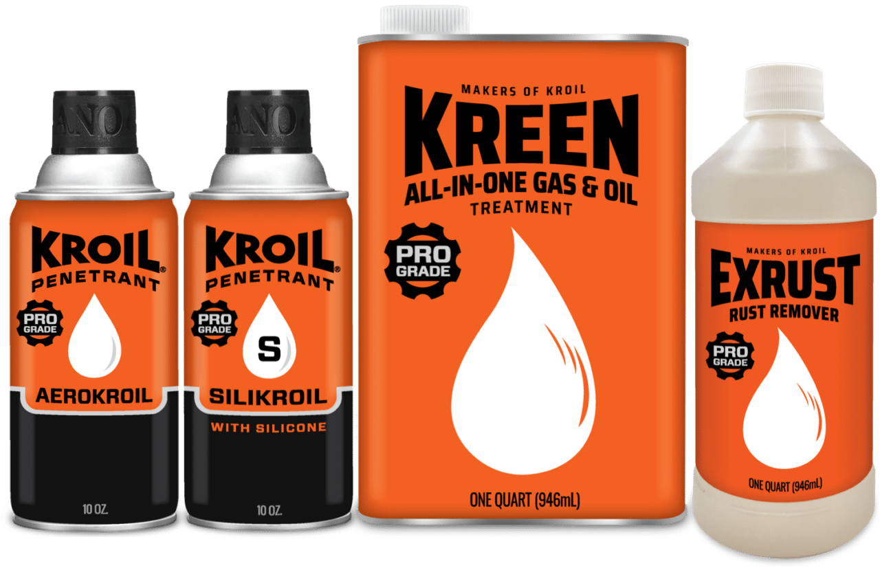 Kroil Strip, Clean & Revive Bundle