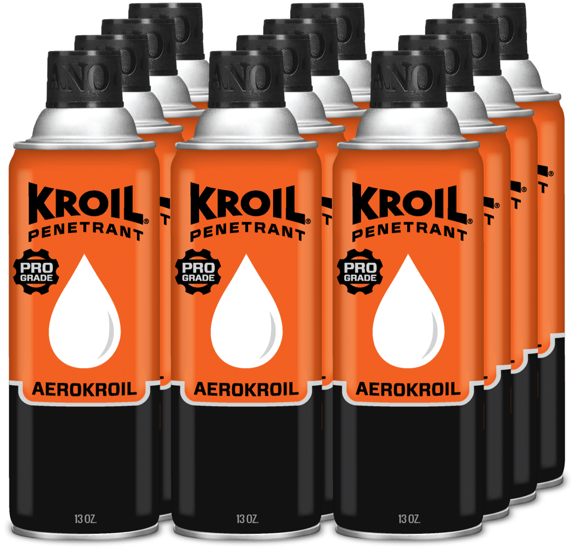 Kroil Original Penetrant Aerosol - 13 Oz Can (Aerokroil: Case of 12)