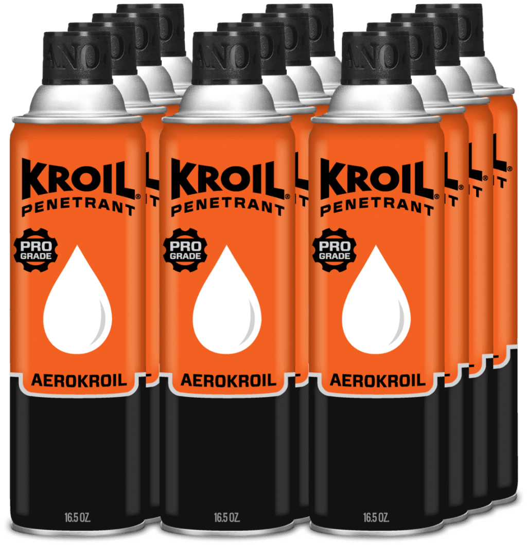 Kroil Original Penetrant Aerosol - 16.5 Oz Can (Aerokroil: Case of 12)