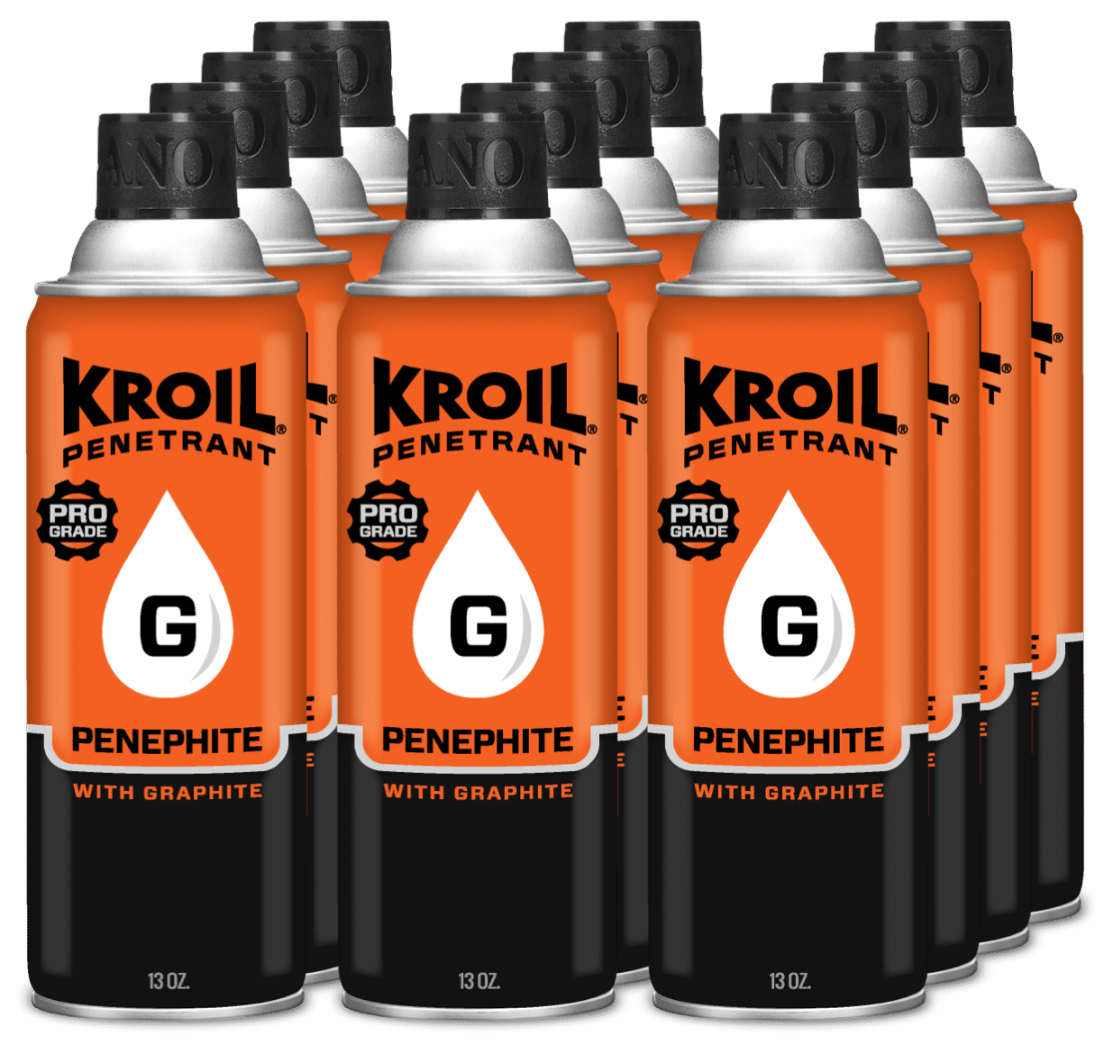 Penephite, Kroil Penetrant With Graphite Aerosol - 13 Oz Can (Case of 12)