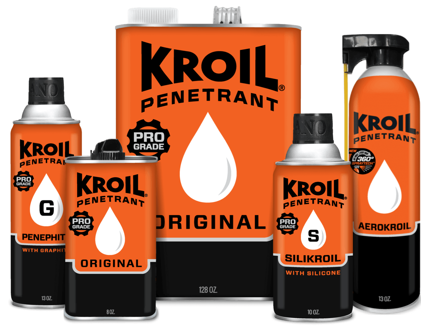 Kroil original product range