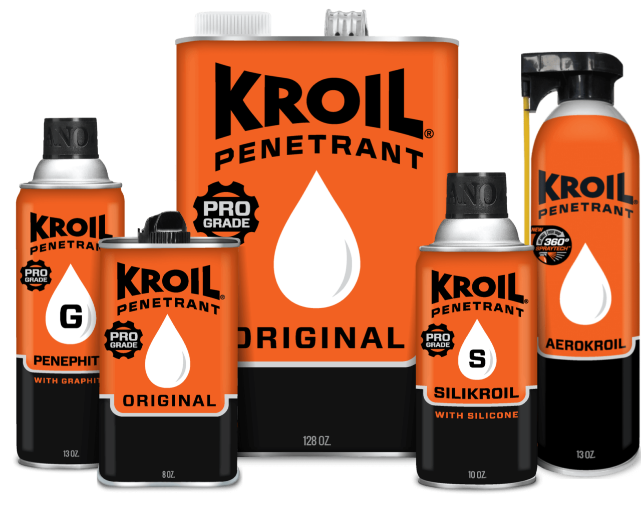 Kroil original product range